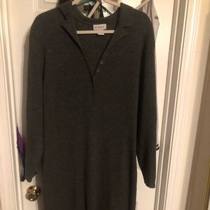 Gray Sweater dress